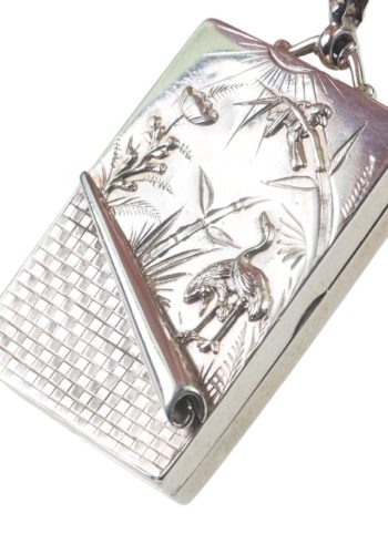 Ca. 1870 - Aesthetic Movement Sterlingsilver Medallion - Image 3