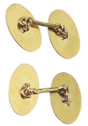Ca. 1920 - Art déco 18K Gold Cufflinks - Image 4