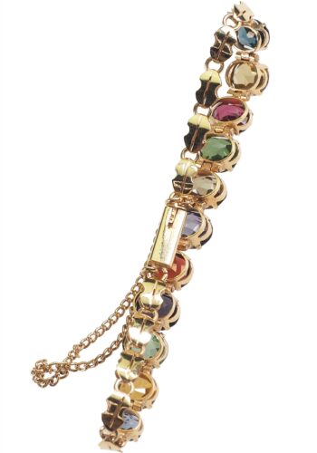 ** SOLD ** Ca. 1930 - Multicolour Gemstones Bracelet, English - Image 4