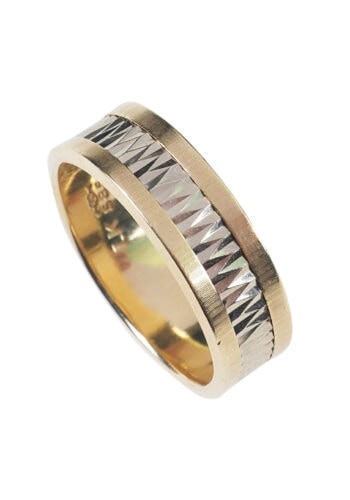 Ca. 1970 - Dutch Vintage Goldring / Wedding Band - Image 5