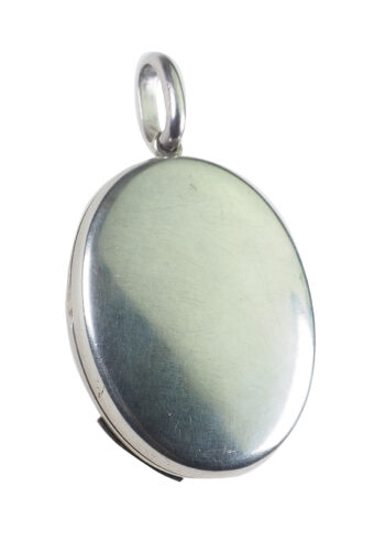 Ca. 1880 - Belt Motif Silver Locket, Victorian English - Image 4