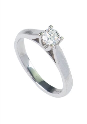 Dated 1962 - Solitaire Brilliant Vintage Engagementring - Image 3