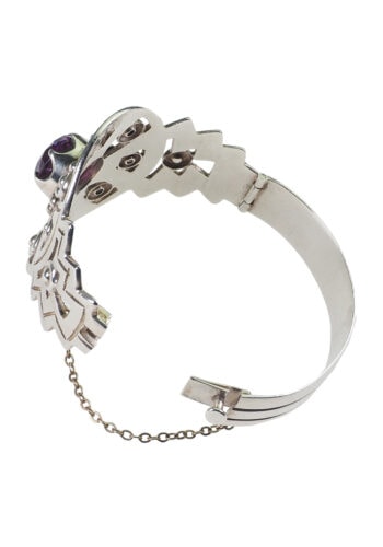 Ca. 1950 - Sterling Silver Vintage Bangle Mexico - Image 4