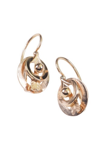 Ca. 1890 - French Roségold Earrings - Image 3