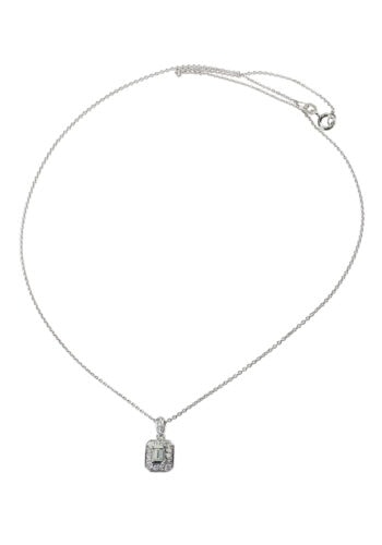 Ca. 1980 - Diamond Pendant with White-gold Chain - Image 3