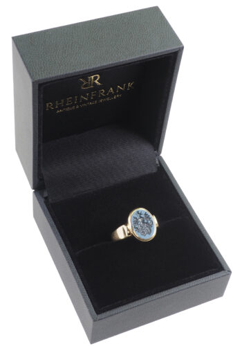 ** SOLD ** Ca. 1900 - Signet Ring with Agate Intaglio - Image 5