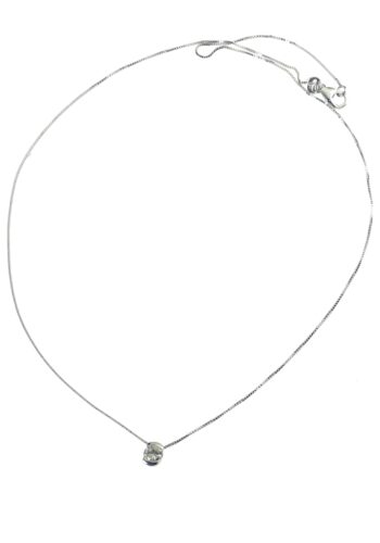 Ca. 1980 - Brilliant Solitaire Pendant with Goldchain - Image 3