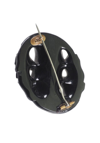 Ca. 1880 - Jet Brooch Victorian England - Image 3