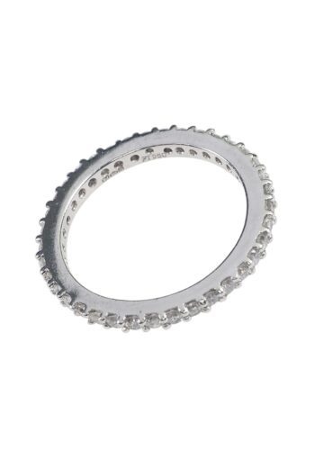 Ca. 1980 - Platinum Eternity Ring / Memoryring - Image 5