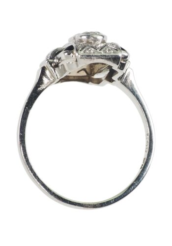 Ca. 1930 - German Gold, Diamond and Onyx Ring - Image 5