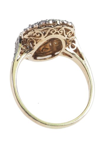 Ca. 1930 - Art déco Gold Ring, with Diamonds - Image 5