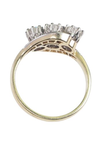 ** SOLD ** Ca. 1900 - Art Nouveau Diamond Engagement Ring, Belgian - Image 6