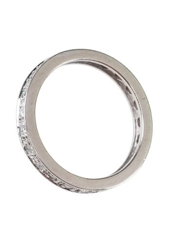 Ca. 1970 - Vintage Eternity ring / Memory Ring with Diamonds - Image 4