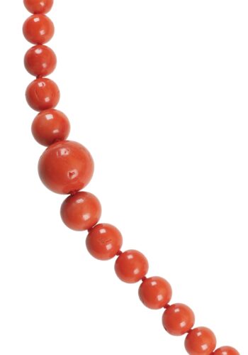 Ca. 1900 - Mediterranean Coral Chain / Necklace - Image 3