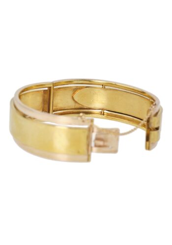 Dated 1879 - French Gold Bangle with 34 Diamonds - Image 3