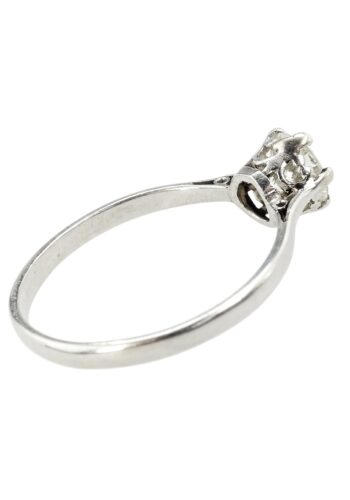 Ca. 1970 - Brilliant Solitaire Engagement ring, incl. Gemstone Certificate! - Image 5