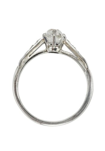 Ca. 1960 - Dutch Diamonds ring incl. Gemstones appraisal! - Image 7