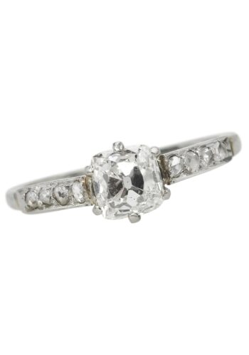 Ca. 1960 - Dutch Diamonds ring incl. Gemstones appraisal! - Image 3