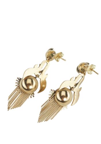 Ca. 1870 - Victorian Pinchbeck Earrings England - Image 3