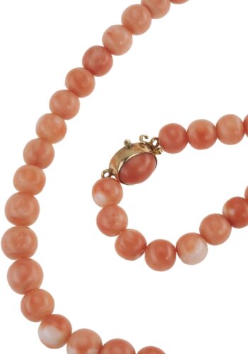 Ca. 1900 - Antique Coral Necklace, Italy - Image 3