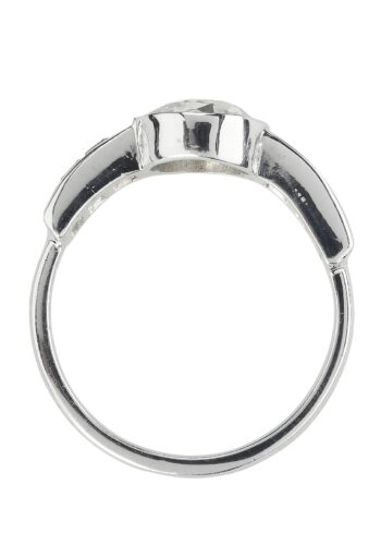 Ca. 1960 - Vintage Engagement ring, incl. Diamonds certificate! - Image 6