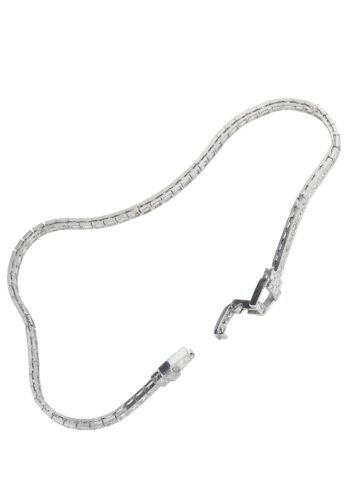 Ca. 1960 - French Tennis bracelet / Diamonds bracelet - Image 4
