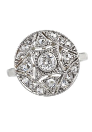 Ca. 1925 - French Art déco Diamond Ring - Image 3