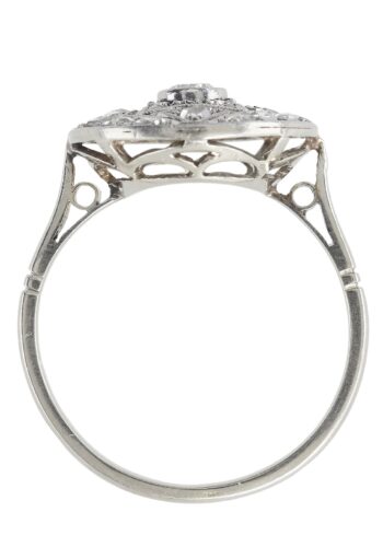 Ca. 1925 - French Art déco Diamond Ring - Image 5