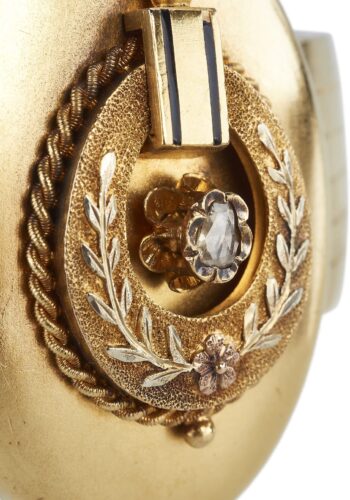 Ca. 1860 - 18 ct. Gold Set Bangle & Pendant - Image 4