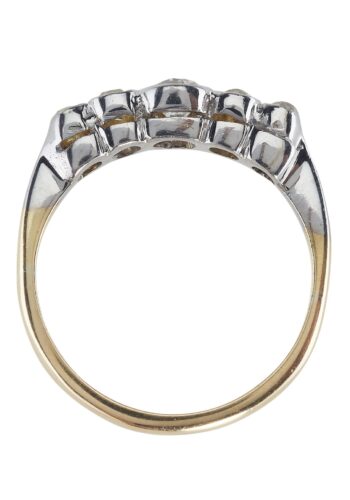 Ca. 1930 - Art déco Ring in Gold with Diamonds - Image 5