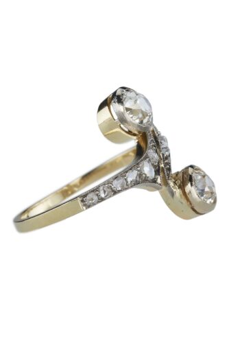 Ca. 1900 - You+Me Ring from Austria, Jewelry appraisal! - Image 3