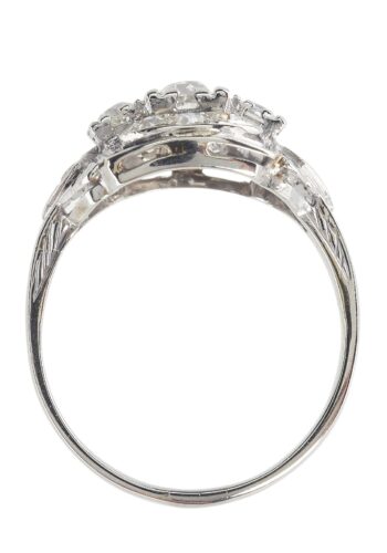Ca. 1930 - French Diamonds ring / Art déco - Image 5
