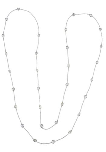 Ca. 1910 - Platinum chain with 31 Diamonds, incl. Gems appraisal! - Image 3
