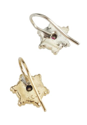 Ca. 1900 - Victorian 15K Gold Earrings - Image 4