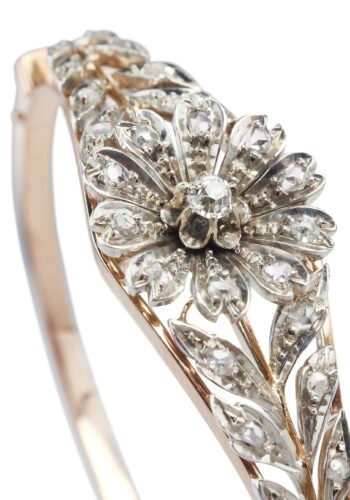 Ca. 1870 - French Diamonds Bangle from Napoléon III. Era - Image 3