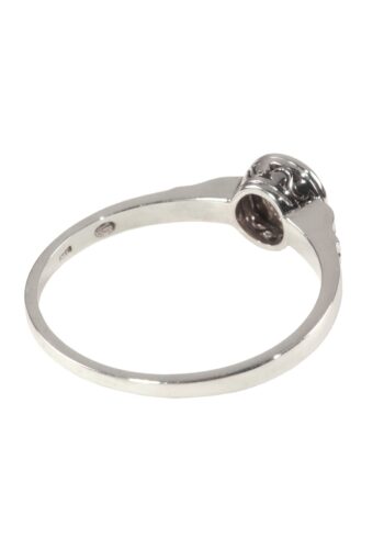 Ca. 1930 – Engagement ring / Diamond solitaire ring, Art déco - Image 4