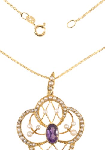 Ca. 1910 - Edwardian suffragette pendant - Image 4