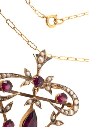 Ca. 1910 - Edwardian pendant - Image 5