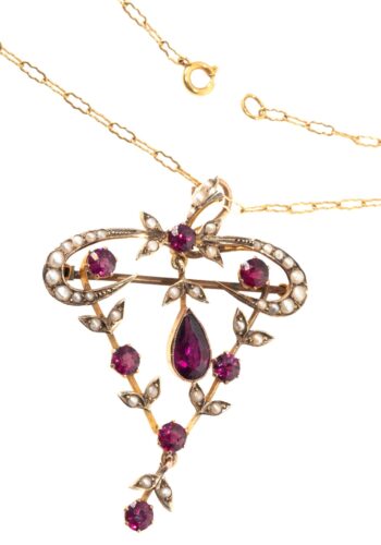 Ca. 1910 - Edwardian pendant - Image 4