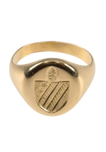 Ca. 1970 - Signet ring with escutcheon - Image 3