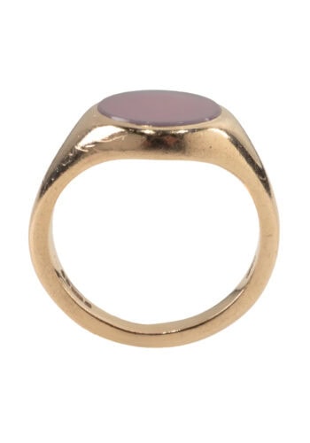 Dated 1968 - Signet ring in gold - Image 4