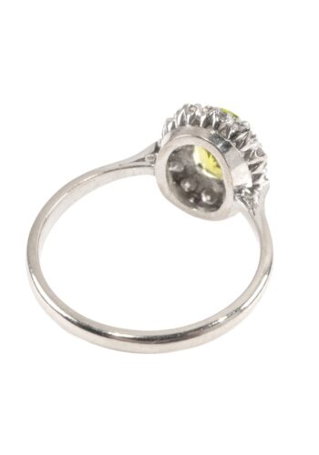 Ca. 1960 - Entourage ring with peridot and diamonds - Image 4