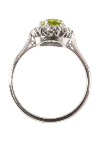 Ca. 1960 - Entourage ring with peridot and diamonds - Image 5