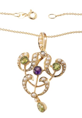 Ca. 1910 - Edwardian suffragette pendant - Image 5