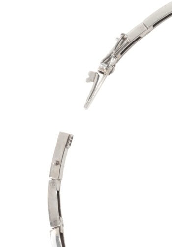 Ca. 1920 - Art Déco bracelet with diamonds and pearl - Image 4