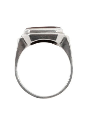 Ca. 1930 - Signet ring with carnelian - Image 4