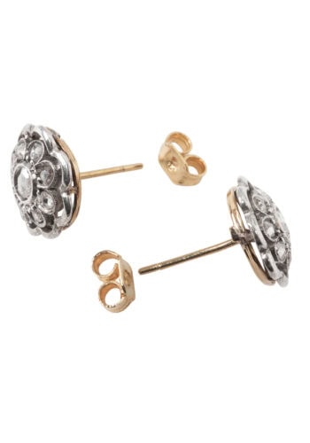 Ca. 1950 - Vintage stud earrings - Image 4