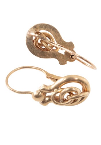 Ca. 1880 - French gold earrings - Image 4
