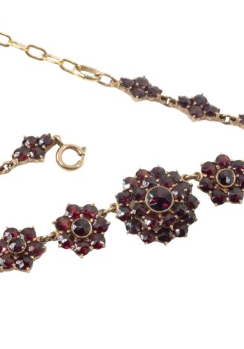 Ca. 1880 - Garnet necklace - Image 3