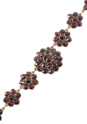 Ca. 1880 - Garnet necklace - Image 5